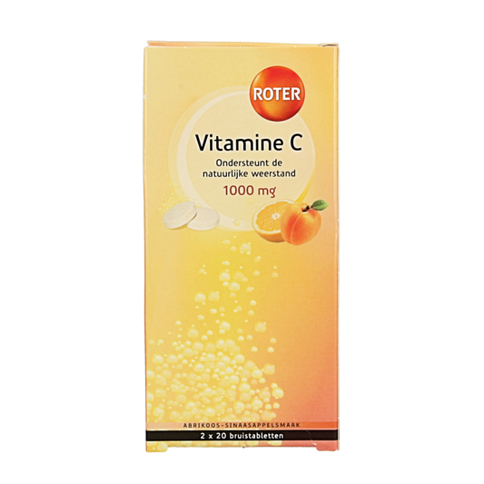 Roter Bruistabletten abr. sin. vit C duopack 40 Bruistabletten