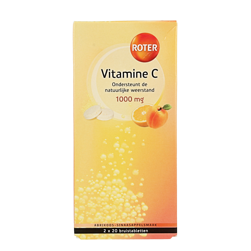 Roter Bruistabletten abr. sin. vit C duopack 40 Bruistabletten