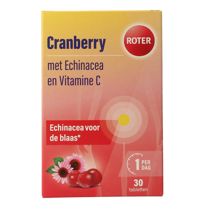 Roter Cranberry vitamine C & echinacea 30.00 Tabletten