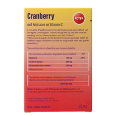 Roter Cranberry vitamine C & echinacea 30.00 Tabletten
