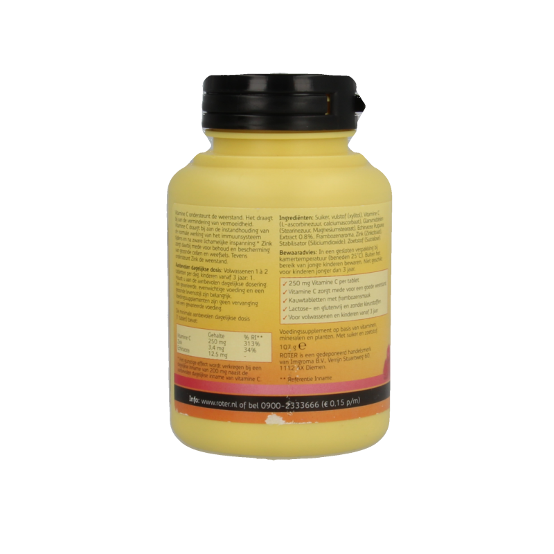 Roter Vitamine C weerstand forte 250mg 75 Tabletten