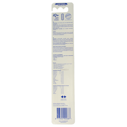 Lactona Tandenborstel IQ+ soft 1.00 Stuks