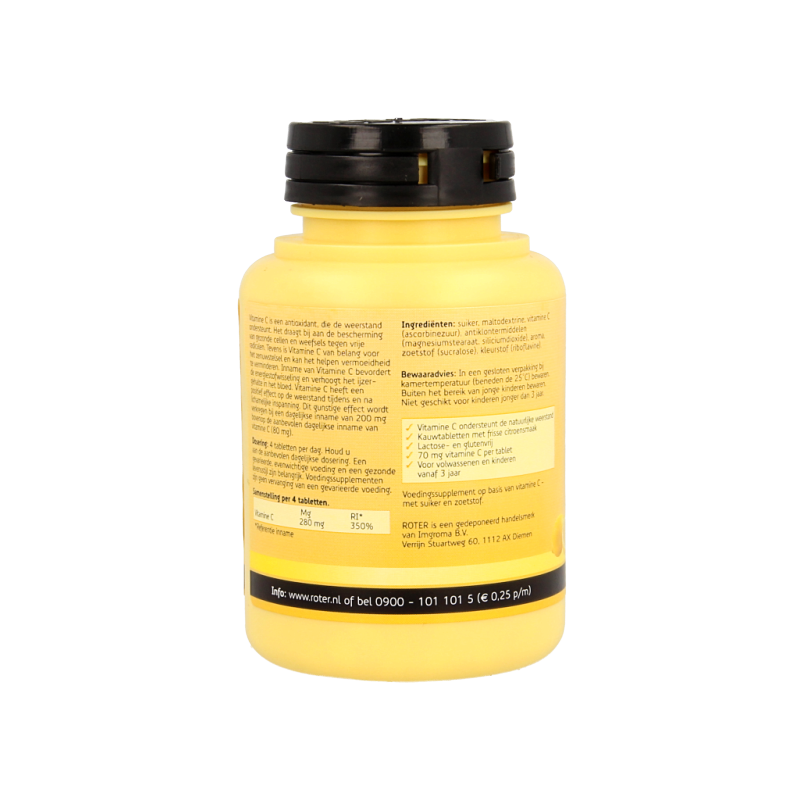 Roter Vitamine C 70 mg 400 Kauwtabletten