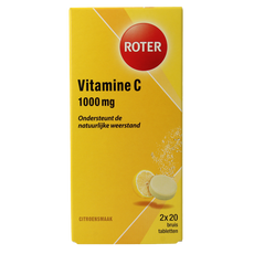 Roter Bruistabletten citroen vit C duopack 40 Bruistabletten