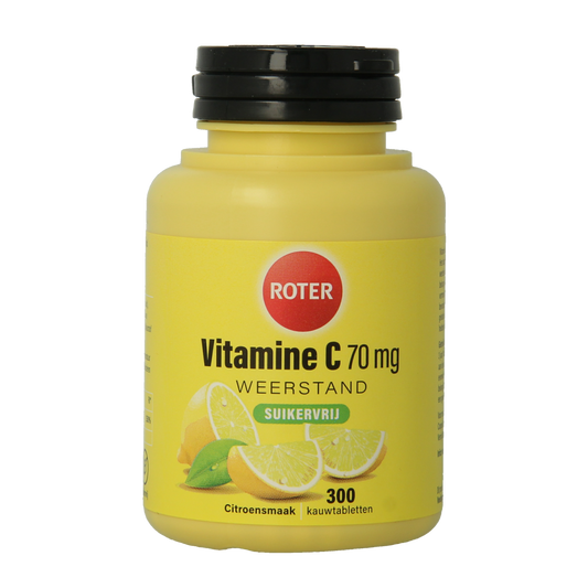 Roter Vitamine C 70 mg suikervrij 300.00 Kauwtabletten