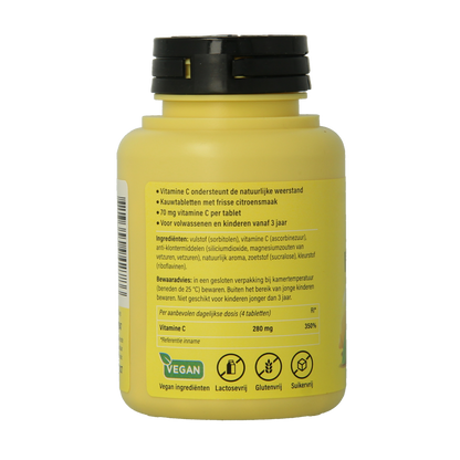 Roter Vitamine C 70 mg suikervrij 300.00 Kauwtabletten