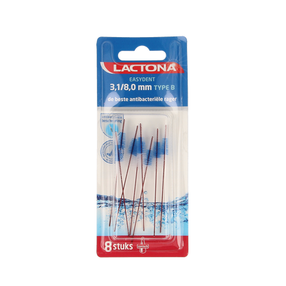 Lactona Easydent B 3.1-8mm zonder houdertje 8.00 Stuks