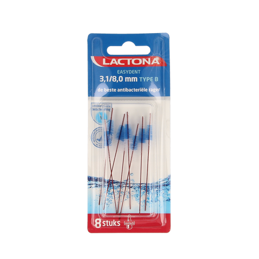 Lactona Easydent B 3.1-8mm zonder houdertje 8.00 Stuks