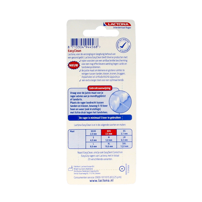 Lactona Easyclean XXS long 2.5mm 8.00 Stuks