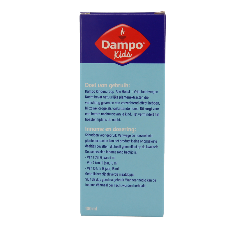 Dampo Kids alle hoest nacht 100 Milliliter