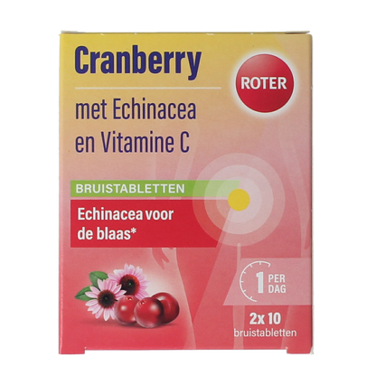 Roter Cranberry vitamine C & echinacea duopack 20.00 Bruistabletten