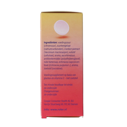 Roter Cranberry vitamine C & echinacea duopack 20.00 Bruistabletten