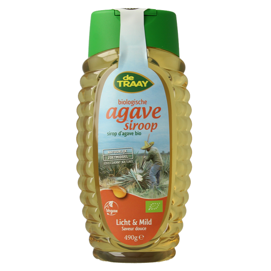 Traay Agavesiroop licht en mild bio 490 Gram