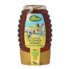 de Traay Bloemenhoning knijpfles bio 250.00 Gram