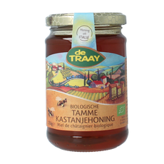 de Traay Kastanjehoning tamme bio 350.00 Gram