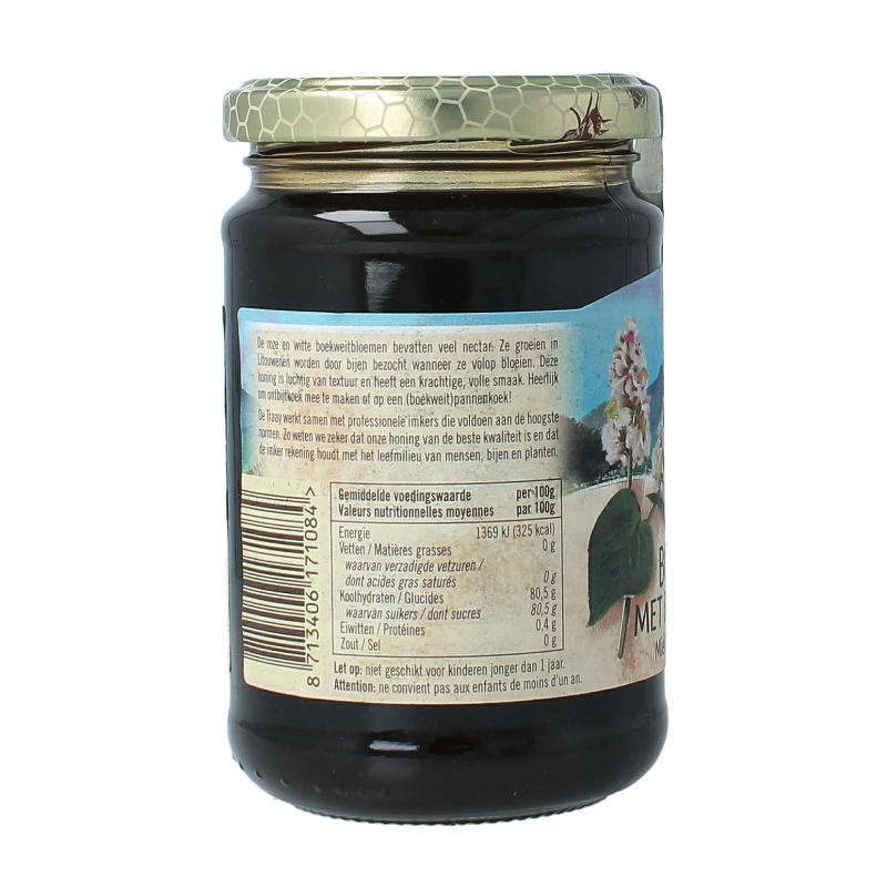Traay Boekweit met bloemenhoning 350 Gram