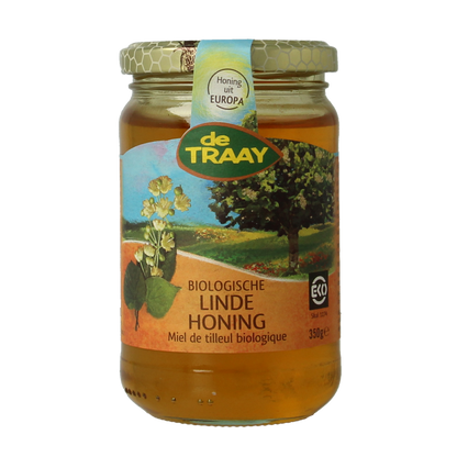 de Traay Linde honing bio 350.00 Gram