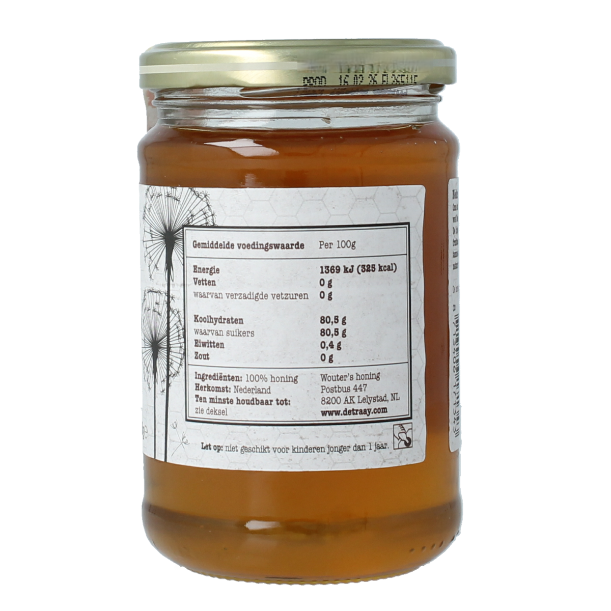 de Traay Wouters Nederlandse zomerhoning 350.00 Gram