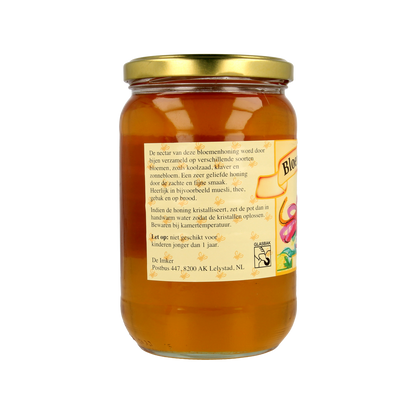 De Imker Bloemenhoning vloeibaar 900.00 Gram