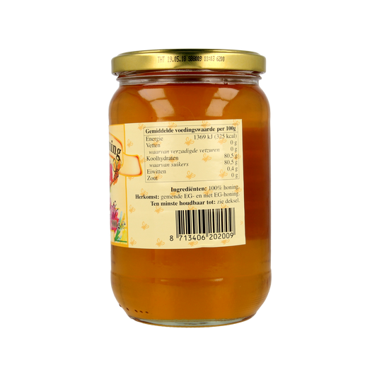 De Imker Bloemenhoning vloeibaar 900.00 Gram