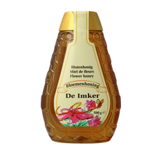 De Imker Bloemenhoning knijpfles 500.00 Gram