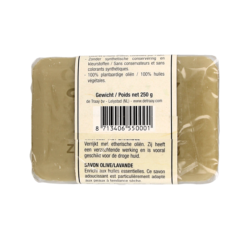 Traay Zeep olijf/lavendel 250 Gram