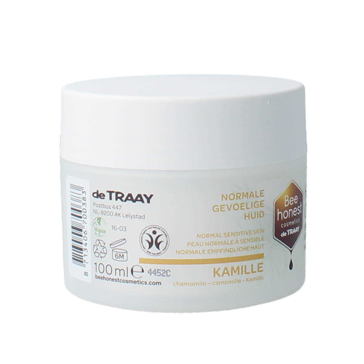 Traay Bee Honest Huidcreme kamille 100.00 Milliliter