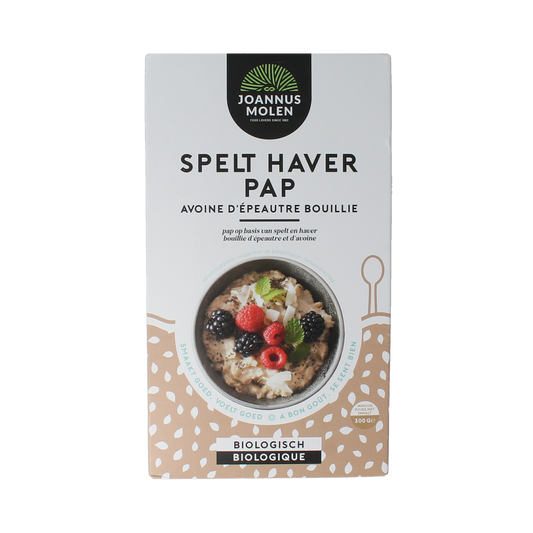 Joannusmolen Spelt haver pap bio 300.00 Gram