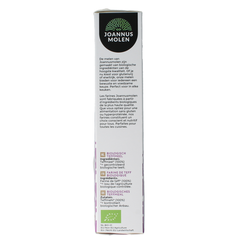 Joannusmolen Teffmeel eerste keuze bio 300 Gram