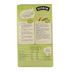 Biobim Baby rijst & boekweit 4 maanden bio 200 Gram