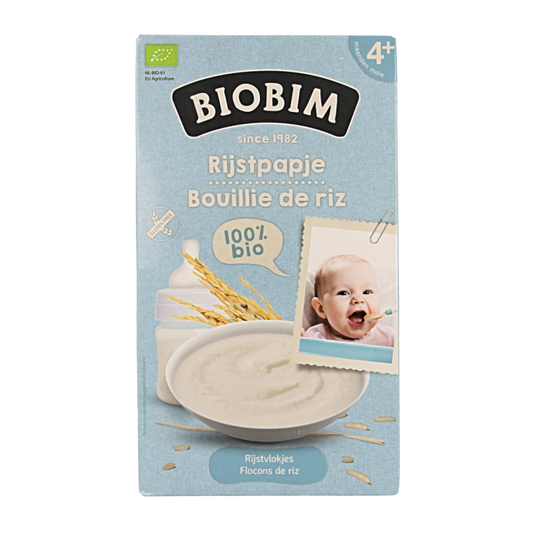 Biobim Baby rijstpapje 4 maanden bio 200 Gram