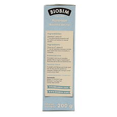 Biobim Baby rijstpapje 4 maanden bio 200 Gram