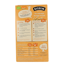 Biobim Tarwepapje 12 maanden bio 250 Gram