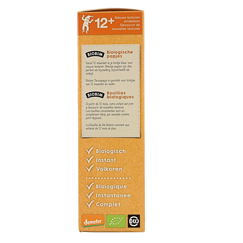 Biobim Tarwepapje 12 maanden bio 250 Gram