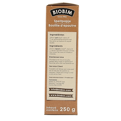 Biobim Speltpapje bio 250 Gram