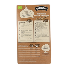Biobim Speltpapje bio 250 Gram