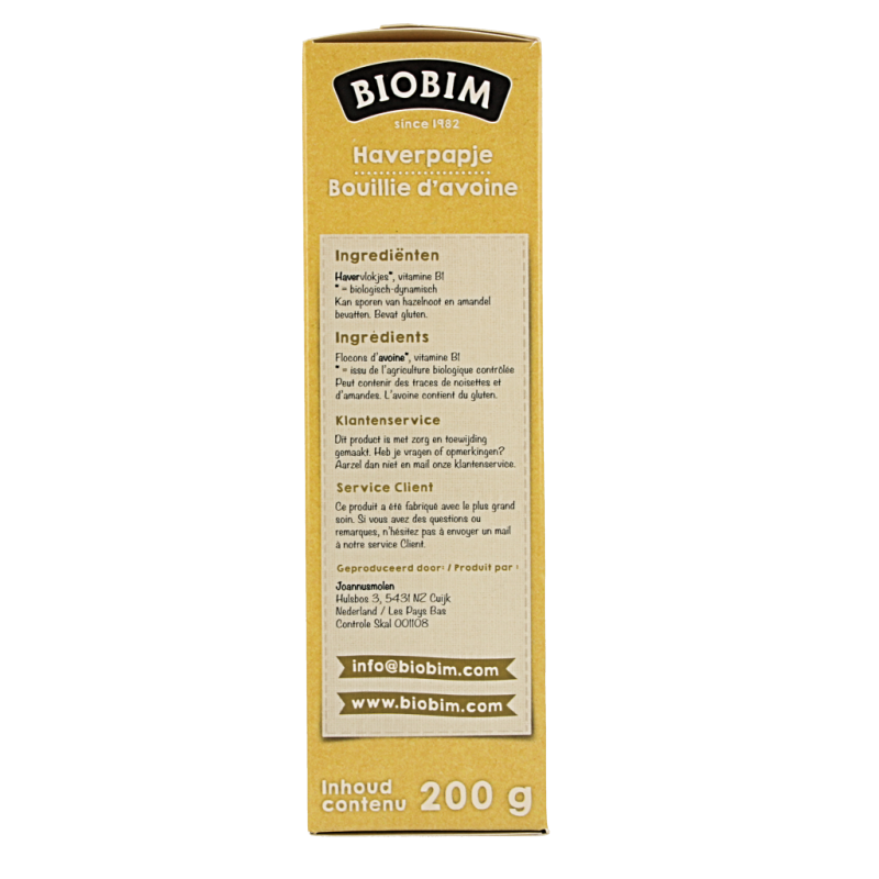 Biobim Haverpapje bio 200 Gram