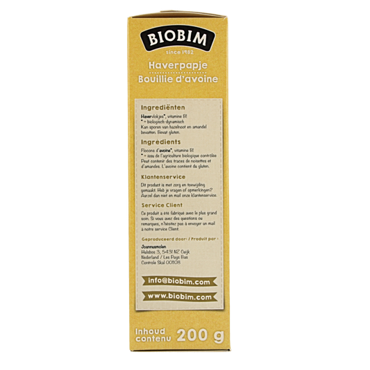 Biobim Haverpapje bio 200 Gram