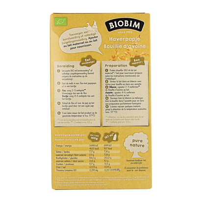 Biobim Haverpapje bio 200 Gram