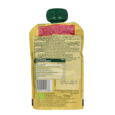 Organix Knijpfruit  mango, peer & granola 6+ mnd  bio 100.00 Gram