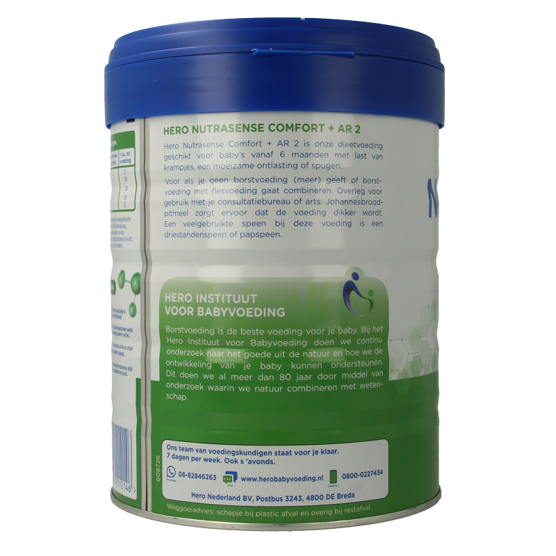 Hero Nutrasense comfort+ AR opvolgmelk 2 (6+mnd) 700 Gram