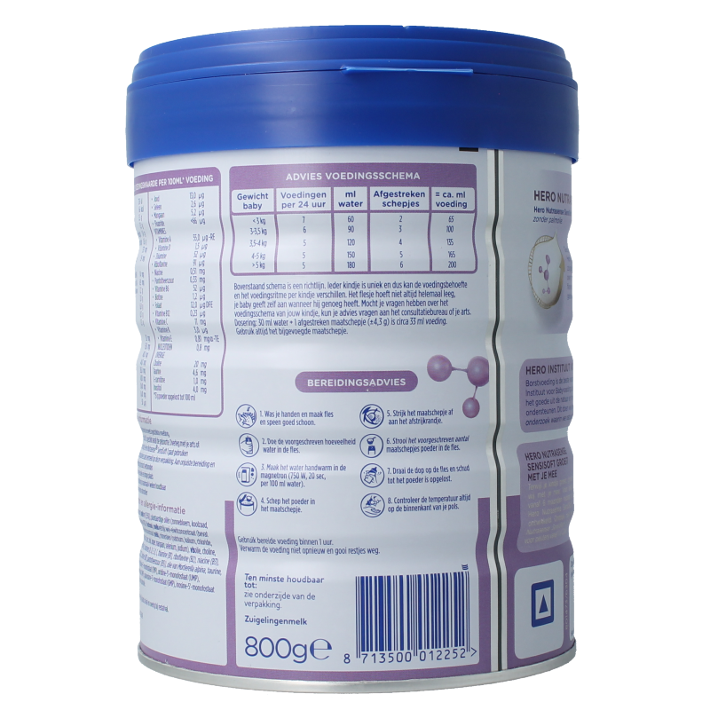 Hero Nutrasense SensiSoft 1 (0-6 mnd) 800 Gram