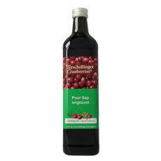 Terschellinger Cranberrysap ongezoet bio 750.00 Milliliter