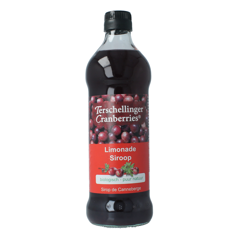 Terschellinger Cranberry siroop bio 500 Milliliter