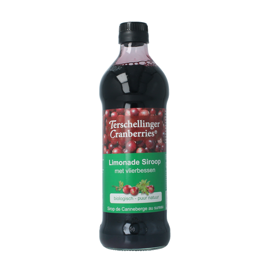 Terschellinger Cranberry-vlierbes siroop bio 500 Milliliter