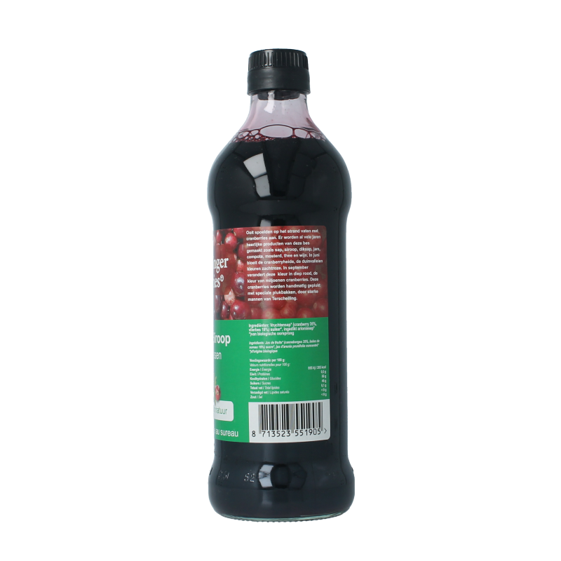 Terschellinger Cranberry-vlierbes siroop bio 500 Milliliter
