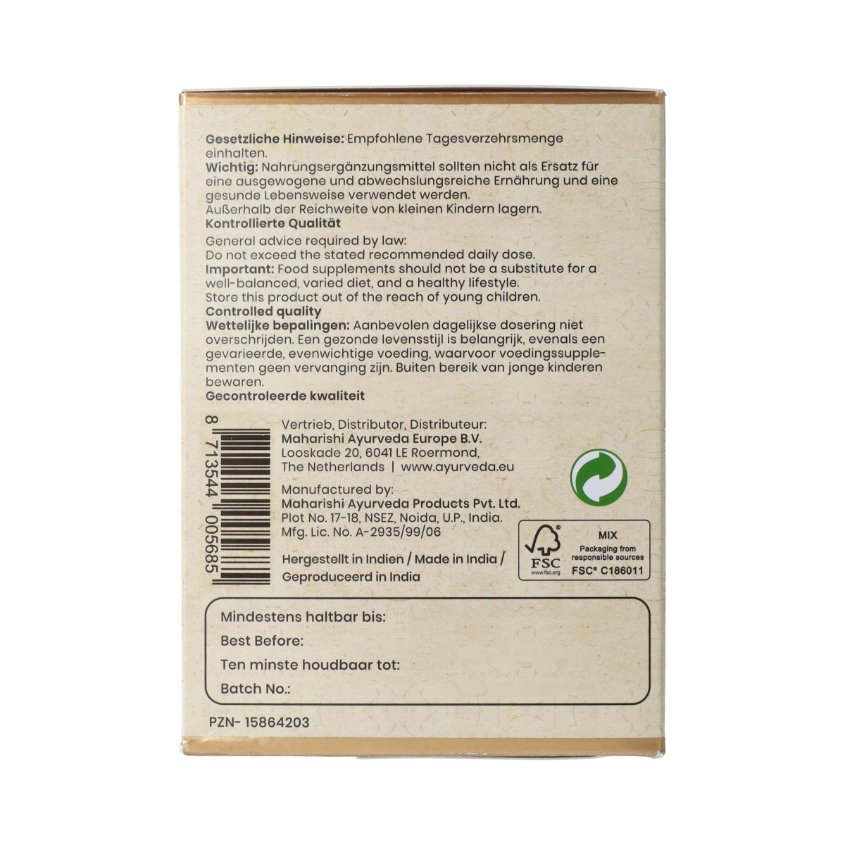 Maharishi Ayurv Amrit kalash pasta/fruit MA4 600.00 Gram