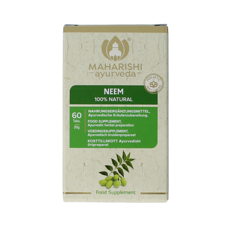 Maharashi Ayurveda Neem ayurvedisch enkelvoudig kruid natuurlijk 60 Tabletten