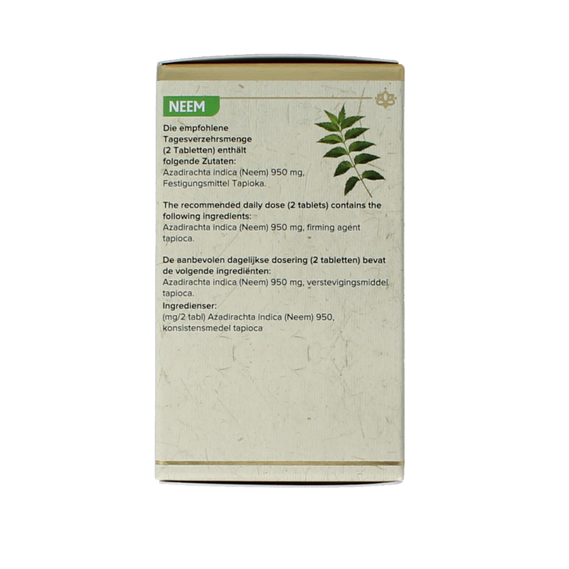 Maharashi Ayurveda Neem ayurvedisch enkelvoudig kruid natuurlijk 60 Tabletten