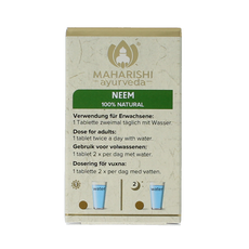 Maharashi Ayurveda Neem ayurvedisch enkelvoudig kruid natuurlijk 60 Tabletten